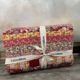 8702724 Greenrow Remnant Patchwork Quilt Haley Queen/king Multicolor Nwot
