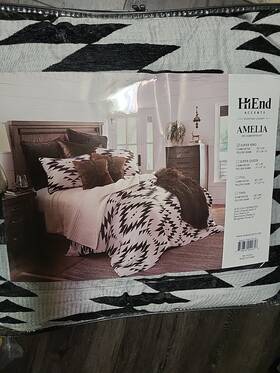 Fb1826-sk-oc H Hiend Accents Paseo Road By Amelia Western Bedding 3 Piece Super King Size