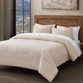 He2400cs-tw-sb H Hiend Accents Cotton Voile 2 Piece Twin Lightweight Comforter Set Sable Cott