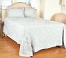 H208306 Westminster Jacquard Bedspread With Lattice Design And Shams Size King