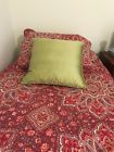 Ha-31 Nc Home Machine Wash Tumble Dry Twin Quilt Red Green