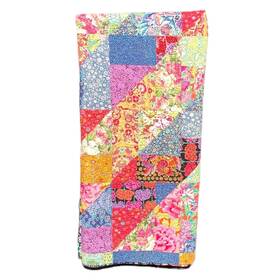 3310154 Handmade Colorful Patchwork Quilt 72 Inch X120 Floral Pick Stitch Bed Cover Double