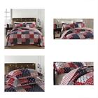 Hfbfcgz230250 Halzander Bedspread Quilt Sets Coverlet Cotton Reversible Bedding 712182771905