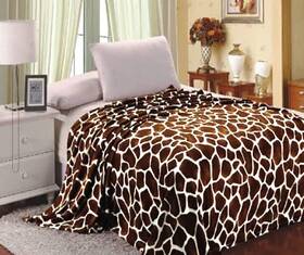 Home Must Haves 736631130730 Ultra Soft Micro Plush Luxurious Twin Brown And Beige