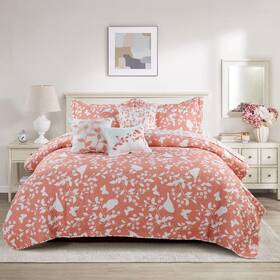 B07jh71jph Home Soft Things Birdsong Bedspread Set Lightweight Reversible Quilt