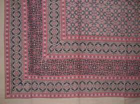 Homestead 736846805539 Moroccan Foulard Tapestry Cotton Spread 106 Inch X 70 Twin Pink