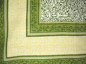 Hs1353-gre Homestead Persian Filigree Block Print Tapestry Cotton Bedspread 108 Inch X 88 Full-queen