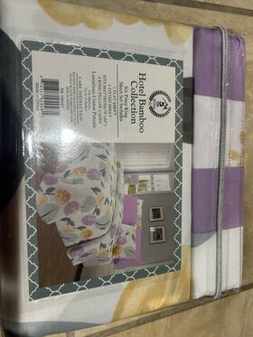 Rn16857 Hotel Bamboo Collection King Bedspread Cotton Floral Percale Multicolor
