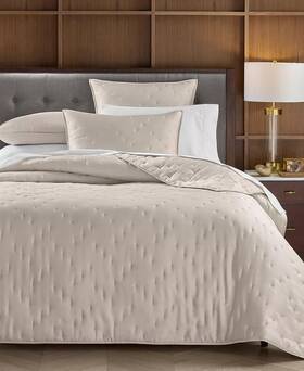 Hotel Collection 194138076331 Lyocell Coverlet Set Full/queen Sand Msrp 430