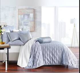 Hotel Collection 766390614790 Glint Full / Queen Quilted Coverlet And 2 Pillowshams Set New