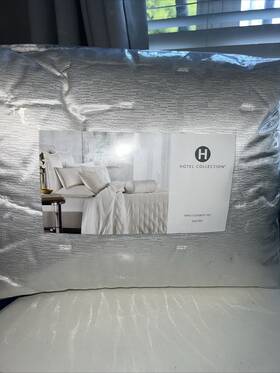Hotel Collection 766390614844 Glint 3-pc White Coverlet Set King 500