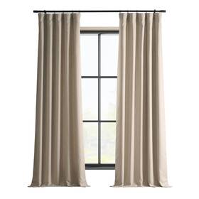Flch-fm20123-108 Hpd Half Price Drapes Italian Faux Linen Curtains 108 Inches Long Room Darken