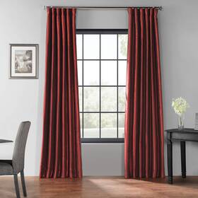 Pdch-kbs5bo-96 Hpd Half Price Drapes Faux Silk Blackout Curtains 96 Inches Long For Bedroom