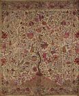 Hs1017-beig Homestead Tree Of Life Tapestry Cotton Bedspread Beige 736846804037