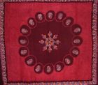 Hs1047q-red Homestead Batik Tapestry Cotton Bedspread Red 736846804204