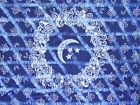 Hs1178t-blu Homestead Celestial Batik Tapestry Cotton Spread Twin Blue 736846805294