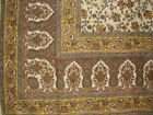 Hs1317-gol Homestead Turkish Floral Tapestry Cotto Bedspread Beige 736846805652