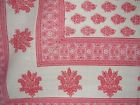 Hs1320t-red Homestead Monotone Buti Block Print Tapestry Cotton Spread 736846805713