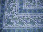 Hs1678t-blu Homestead Rajasthan Block Print Paisley Tapestry Cotton Spread 736846807182