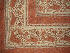 Hs1678t-salmon Homestead Rajasthan Block Print Paisley Tapestry Cotton Spread 736846807205