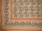 Hs1682t-bla Homestead Block Print Paisley Tapestry Cotton Spread Twin 736846807243
