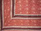 Hs1702t-red Homestead Primitive Paisley Block 736846807434