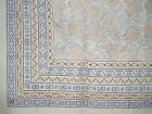 Hs1714t-blu Homestead Floral Block Print Tapestry Cotton Bedspread Twin 716417700784