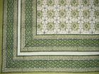 Hs1718t-gre Homestead Tile Block Print Tapestry Cotton Spread Twin 736846827838 Hs1718t-gre Homestead Tile Block Print Tapestry Cotton Spread Twin 736846827838