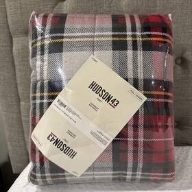 1792-8987 Hudson 43 Tartan Plaid Coverlet Full/queen Size 86 Inch X Brand New