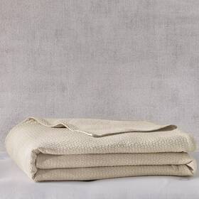 Hudson Park 194137340532 Signature Pebbled Matelasse King Coverlet Beige
