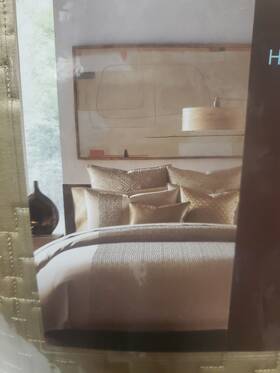 Hudson Park 636206227264 Collection Delancy King Quilted Coverlet Gold 470