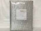 Hudson Park Luxe Silver Queen Coverlet 762120140157