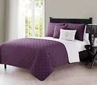 Hye-5qt-quen-ho-p0 Vcny Home Hayden Quilt 735732910814