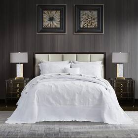 Hz & Hy B0b1dkhbdc And Oversized King Bedspread Quilted Coverlet Bedding Set Lightweight