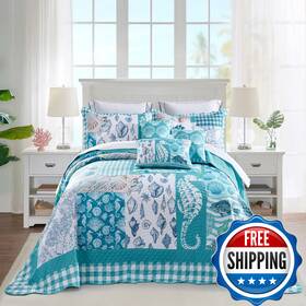 B0brkb1t1z Hz & Hy And Coastal Oversized King Bedspread Lightweight Beach Bedding