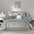 Id10-1245 Id10-1243 Intelligent Design Khloe Metallic Printed Comforter Set