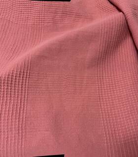404.450.28 Ikea Indira Woven 100% Cotton Bedspread Blanket Coral Oversized Queen