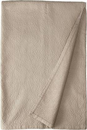 .int 705353017711 Matelasse Blanket Coverlet Pebble Pattern Queen Washed Taupe