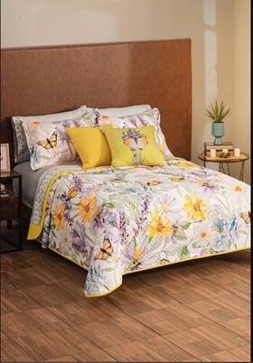 Ll00004 Intama Hogar Brand New Daisy Quilt Coordinator