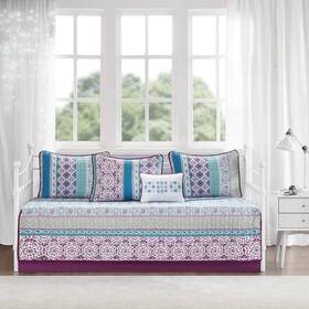Id13-1414 Intelligent Design Joni Cozy Daybed Cover Set - Casual Boho Pieced Modern All Season Beddin