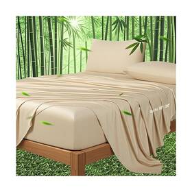 Ivellow 798056605248 100% Viscose From Bamboo Sheets King Size 18-24 Inch Extra... Fast Ship