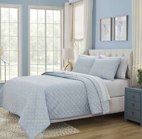 Izod 904424206814 Brand New Felicity Full/queen Quilt