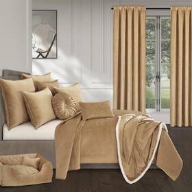 J Queen New York 193842140406 Townsend 3 Piece King Quilt Set Gold