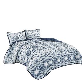 Jaba 843688113156 3-piece Fine Printed King Size Quilt Set All-season Bedspread Enyo Coverlet
