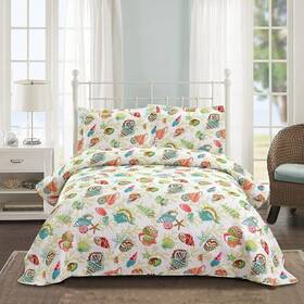 Jarson 190373197442 Coastal Quilt Set Lightweight Home Summer Bedspreads Full/queen Size 3pcs Be