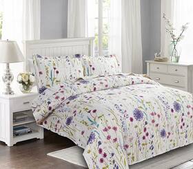 Jarson 192408633710 Floral Quilts Set Lightweight Spring Summer Bedspreads Full/queen Size 3pcs