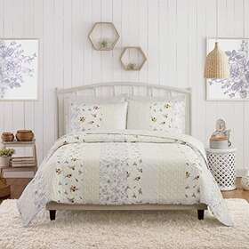 Jessica Simpson 041808005569 Endora 3-piece Quilt Set - Lightweight Breathable All Season