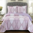 Jewel-coverlet Royal Tradition Jewel Oversized Reversible Print Wrinkle Free Microfiber Coverlet
