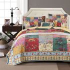 Jhw-814 Tache Home Fashion King Paradise Medley Colorful Floral Patchwork Quilt