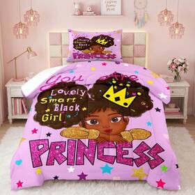 Twg-comforter-01-6-1-twin Jiospet Black Girl Comforter Sets Twin -african Girls For Kids Cute Bedding